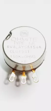 Ohmite RV4LAYSA154A Potentiometer Type AB 0.15 Meg 2 Watt 