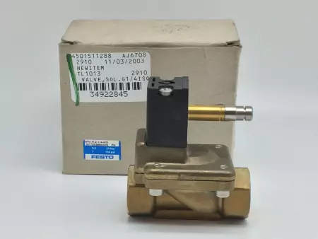 NEW FESTO MN1H-2-1/4-MS 161725 SOLENOID VALVE 7-145PSI 