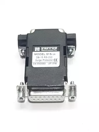 Patton Electronics DB-15 RS-232 Surge Protector Male-Female Model 515/25 