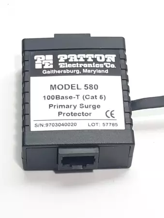 Patton Electronics 9703040025 Primary Surge Protector Model 570/580 100Base-T 