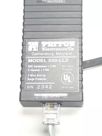 Patton Electronics 550-LL2 2-Wire Dial Up Surge Protector 