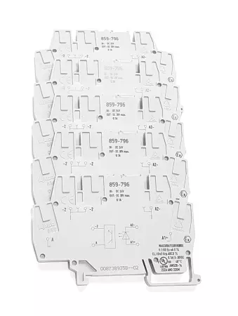 Wago WAGO09ATEX859000X Solid State Ultra-thin Relay 0.1A/3-30VDC Lot of 5