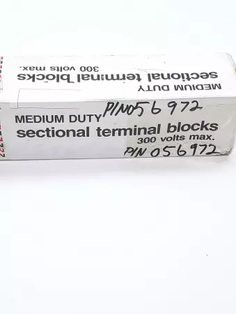 Buchanan 056972 Sectional Terminal Blocks Medium Duty 300V Lot of 80