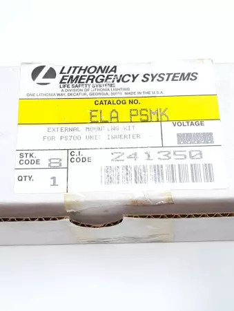 Lithonia ELA PSMK External Mounting Kit For PS700 Unit Inverter 