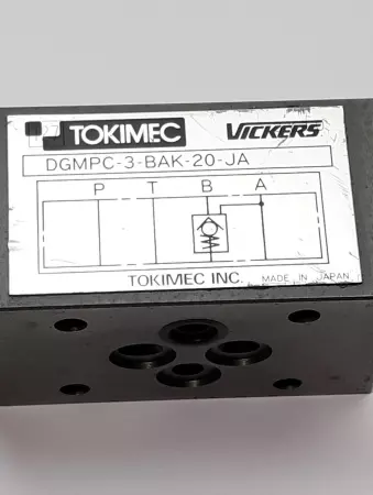 Vickers DGMPC-3-BAK-20-JA Tokimec Pilot Operated Check Valve 