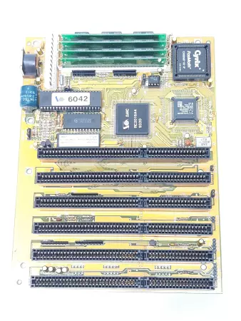  386 PC Chips M396F V2.2 mini Motherboard w Intel 386SX-20 CPU & 1 MB RAM 