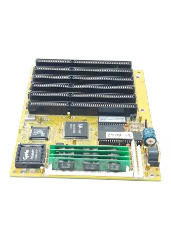  386 PC Chips M396F V2.2 mini Motherboard w Intel 386SX-20 CPU & 1 MB RAM 