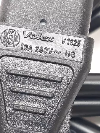 Volex V1625 Power Supply Cord 250V 10Amp 