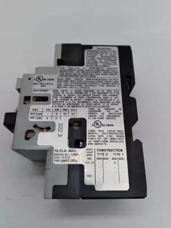  Allen-Bradley 140M-C2E-C16 Motor Protection Circuit Breaker 10-16 A, Frame C, C