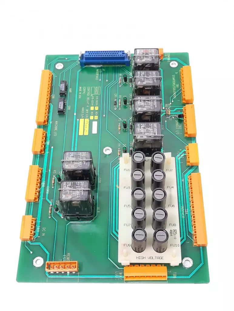 Hurco 415-0224-905 REV. B Control Relay 4 Card Circuit Board 
