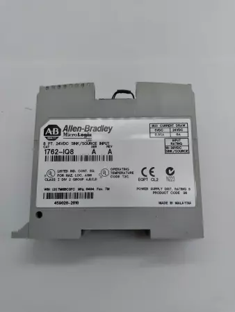  Allen-Bradley 1762-IQ8 SER.A MicroLogix 8-Ch Sink/Source Input Module 