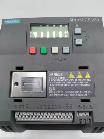 Siemens 6L3210-5BE23-0UV0 SINAMICS V20 AC Drive 