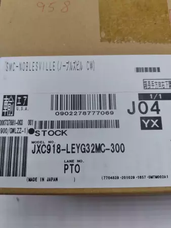 SMC JXC918-LEYG32MC-300 Ethernet/IP Direct Connect Electric Actuator Controller 