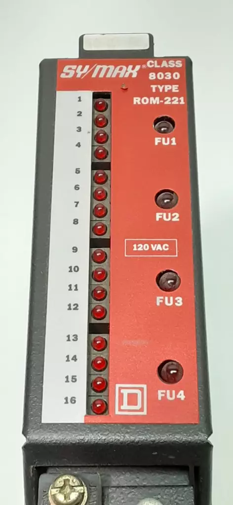 Square D ROM-221 SER.F2 Class 8030 SY/MAX Input Module 16-Channel 