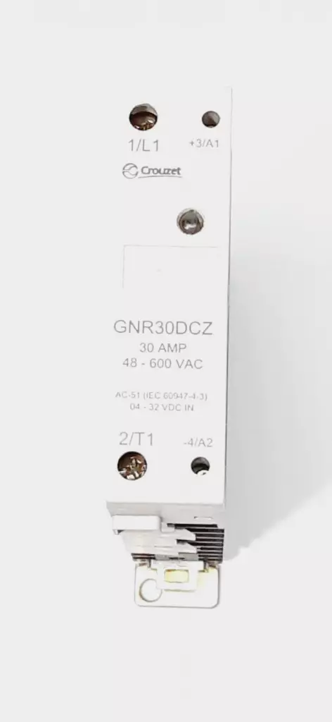 Crouzet GNR30DCZ DIN Mount Relay 30 Amp 48-600 VAC 