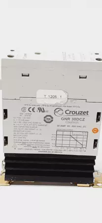 Crouzet GNR30DCZ DIN Mount Relay 30 Amp 48-600 VAC 