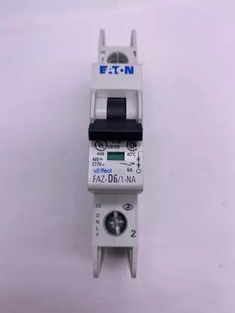 Faz FAZ-D6/1-NA 1-Pole Circuit Breaker  277VAC 48VDC 6Amp 