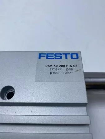 Festo DFM-50-200-P-A-GF Guided Drive Pneumatic Cylinder PN 170877 