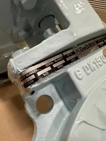 DeZURIK 9640021R002 PowerRac Pneumatic Cylinder Actuator, Size 6 & Valve 