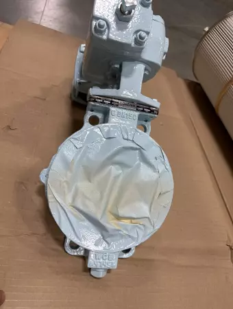 DeZURIK 9640021R002 PowerRac Pneumatic Cylinder Actuator, Size 6 & Valve 