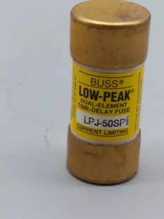 Bussmann LPJ-50SP Low-Peak Time Delay Fuse 600VAC 300VDC 50Amp Class J 