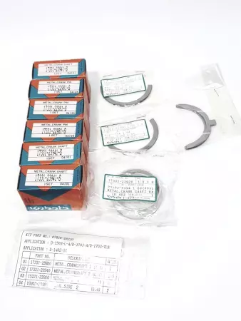 Kubota 17331-23941-S / 17331-22981-S 3 Metal Crank Shaft - 3 Metal Crank Pin Lot