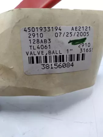 Worcester 4466TSE Ball Valve TESTED 