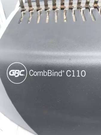  GBC COMBBIND C110 Binder Punch Comb Machine Binding Plastic Bounding 