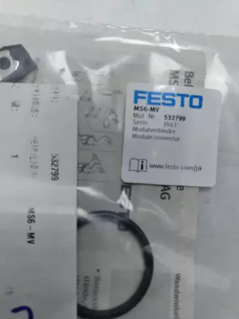 NEW Festo M56-MV 532799 Module Connector, Size 6, Thread Clamp, Steel Screws 