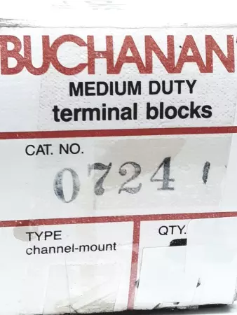 Buchanans 0724 Sectional Terminal Blocks Medium Duty Lot of 46