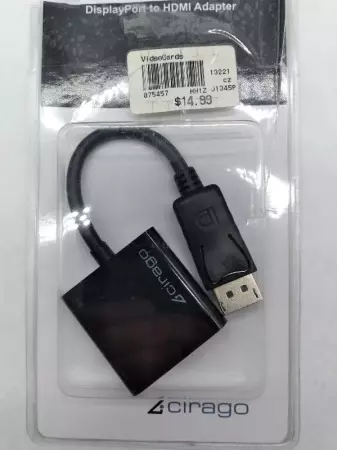 NEW Cirago DPN1031 Display Port DP to HDMI HD TV Cable Adapter Converter For Lap