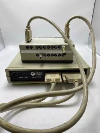 Biopac Systems MP100 Data Acquisition Interface Module W/2 Plugs 