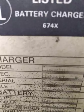 Mac 6M600C21 12V Battery Charger 