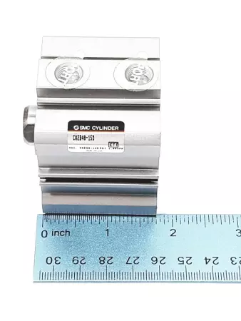 SMC CQ2B40-15D Double Acting Pneumatic Cylinder 40mm Bore 15mm Stroke 145Psi 