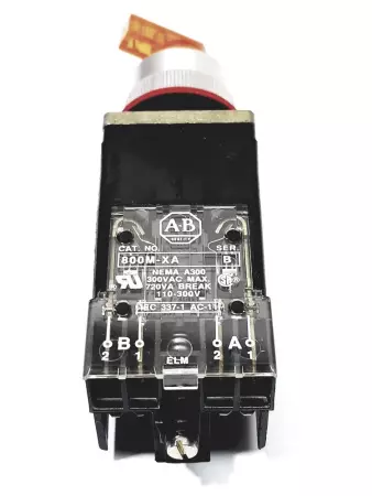 Allen-Bradley 800MR-16HD2BRA Illuminated Rotary Switch 110-120V 