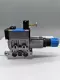  Festo MFH-5/2-D-1-FR-C Solenoid Valve w/NAVW-1/4-1-ISO Manifold and w/Pressure 