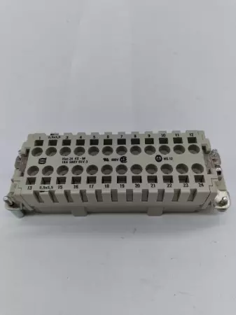 NEW  HAN24ESM 24-Pin Male Insert Connector 16Amp 500V 