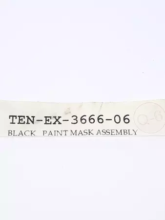 Onward Cluth TEN-EX-3666-06 Hardware Black Paint Mask Assembly Lot of 25