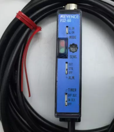 Keyence FS2-60 Fiber Amplifier Sensor 12-24VDC 