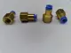 NEW  KQF06-02 Straight Pneumatic Connector Lot of 4