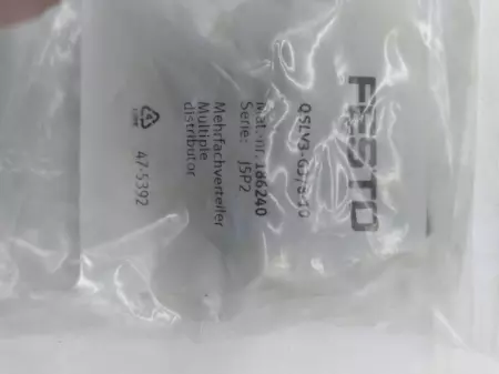 NEW Festo QSLV3-3/8-10 Multiple Distributor 