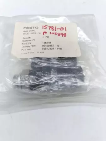 NEW Festo QSLV3-3/8-10 Multiple Distributor 