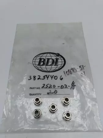 NEW BDI 2520-02-1/8 Male-Female Connector Lot of 5