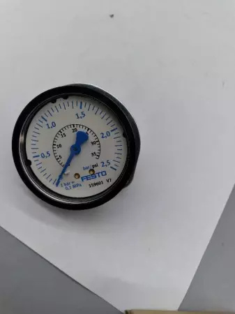 Festo FMA-63-2.5-1/4-EN Pressure Gauge 0-2.5 Bar 159601 