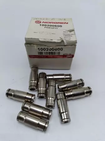 Norgren 100200600 Pneu Fitting 6mm Lot of 10