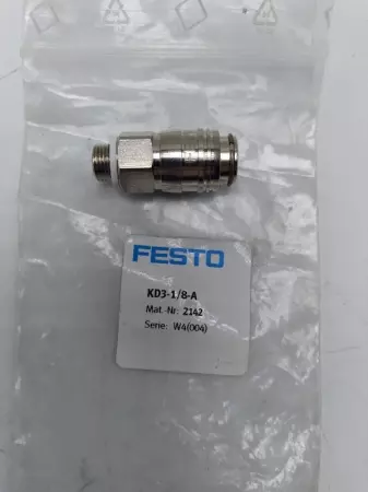 NEW Festo KD3-1/8-A Quick Connect Socket 