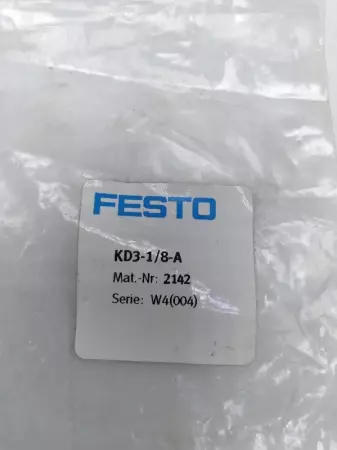 NEW Festo KD3-1/8-A Quick Connect Socket 