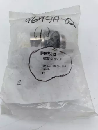 NEW Festo QSTF-G1/2-12 Push-In T-Fitting Connector 