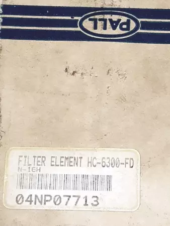 Pall HC6300FDN16B Hydraulic Filter Cartridge 