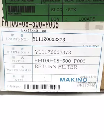 SMC FH100-08-500-P005 Hydraulic Return Filter with CB-51H Pressure Switch 